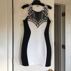 Black and white dress