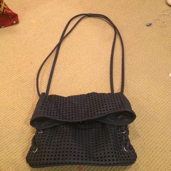 Navy purse