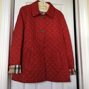 Burberry red jacket