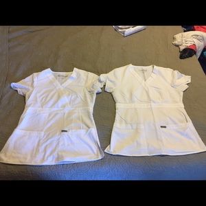 Two Grey's Anatomy Scrub Tops, Small