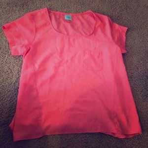 Silky Pink Nordstrom Blouse