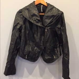 ON HOLD Free People Vegan Leather Jacket