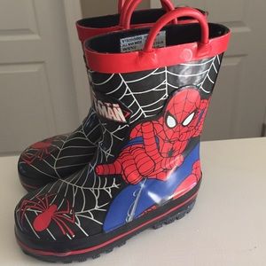 SpiderMan Rainboots