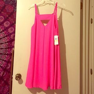 GB hot pink party dress