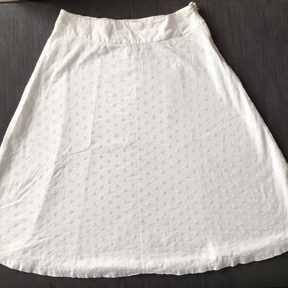 Gap Eyelet A-line Skirt