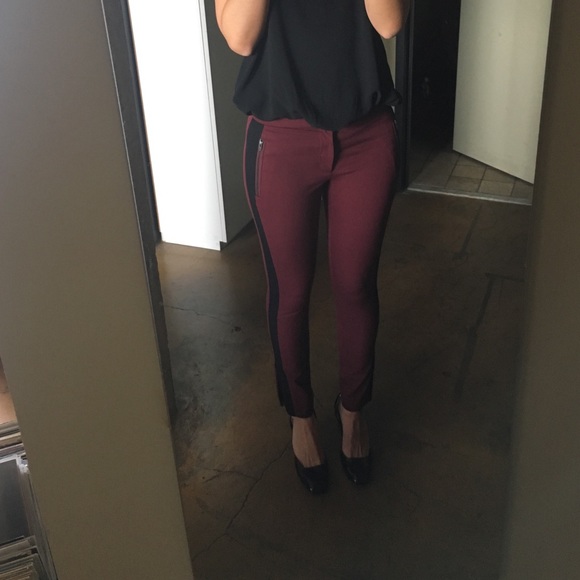 Banana republic maroon Sloan pants 4P