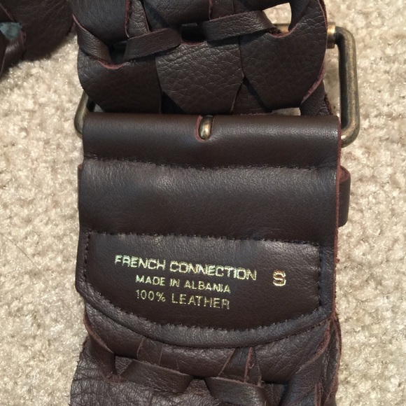 Statement leather Belt French Connection