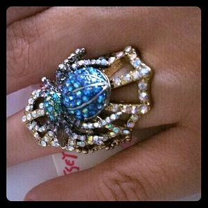 NWT BETSEY JOHNSON SPIDER RING