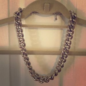 Silver chain necklace