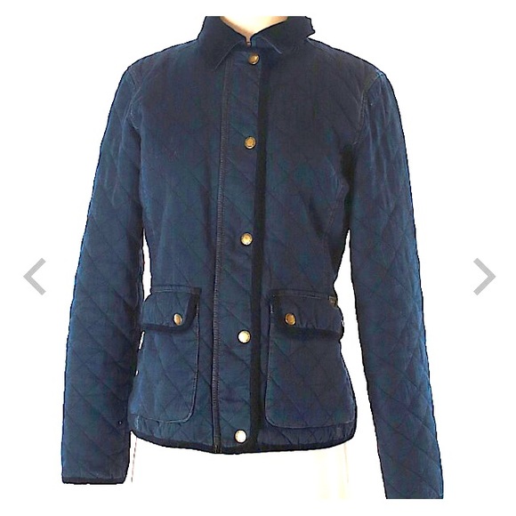 LRL Ralph Lauren Quilted Denim Jacket SMALL - Picture 1 of 2