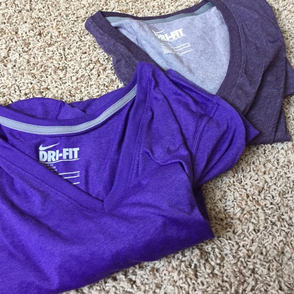 2 Dri fit Nike shirts.
