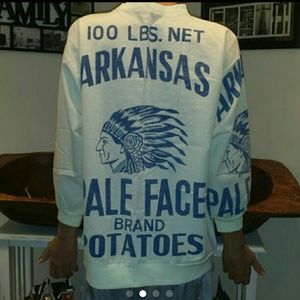 Vintage retro Indian t-shirt Sz L