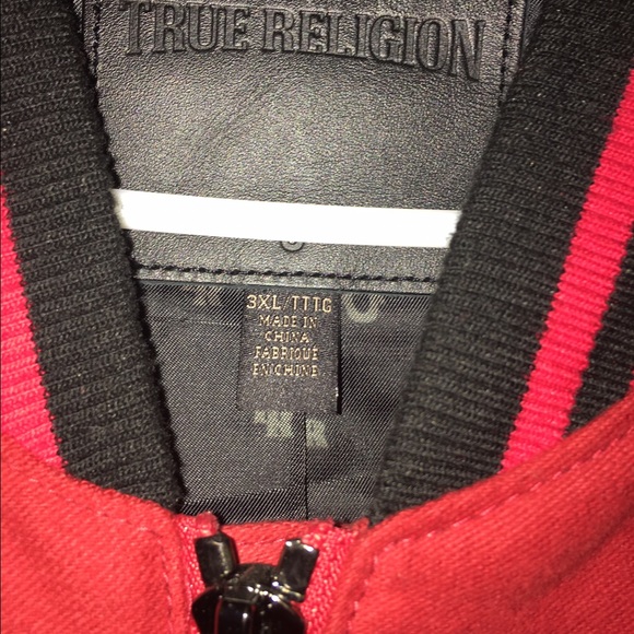 True Religion Varsity Jacket NEVER WORN - Picture 2 of 3