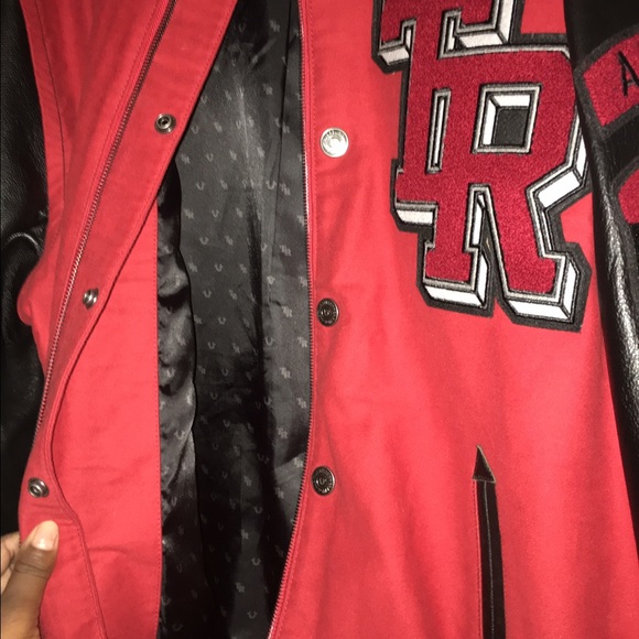 True Religion Varsity Jacket NEVER WORN - Picture 3 of 3