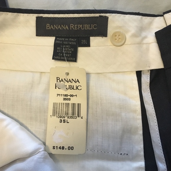 Men’s charcoal BR dress trousers - Picture 3 of 4