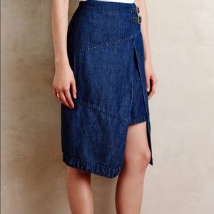 New Holding Horses skirt sz 8 denim Anthropologie