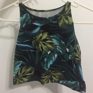 American Apparel cropped jungle shirt