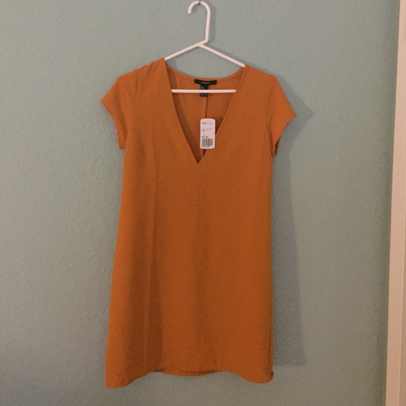 Cute mustard shift dress