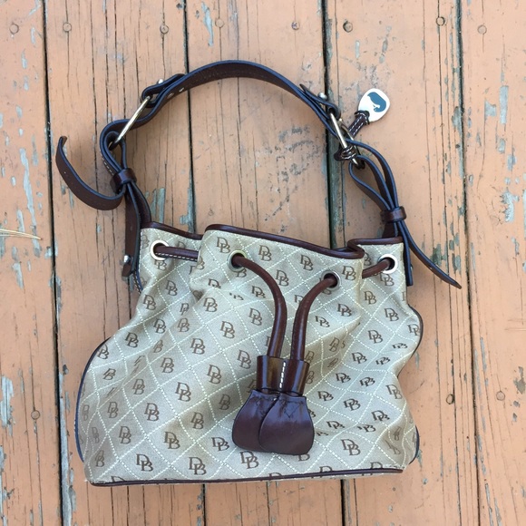 Dooney & Bourke monogrammed Bucket Bag