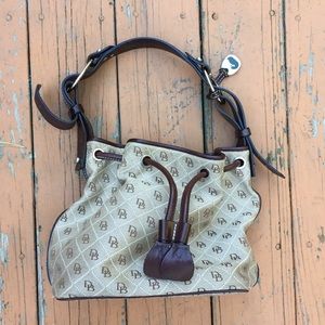 Dooney & Bourke monogrammed Bucket Bag