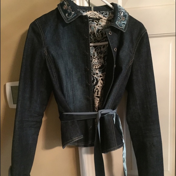 Tahari denim jacket
