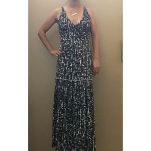 Black and white maxi Banana Republic dress - XS