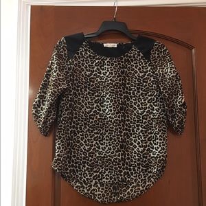 Cheetah print top