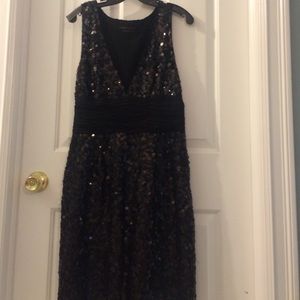 Black Sequin BCBG Cocktail Dress