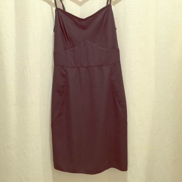 All Saints gray/blue slip dress