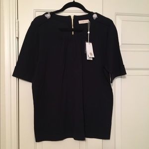 BRAND NEW!! Tory Burch Navy Emma Wool Sweater