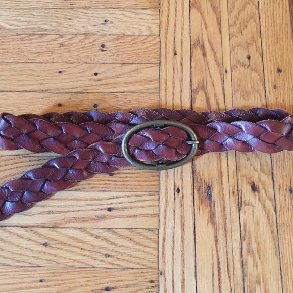 Leather braided Belt