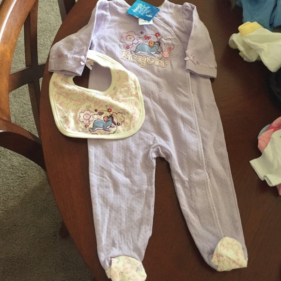 2 piece Eeyore Footie Outfit