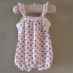 Baby Gap ladybug romper