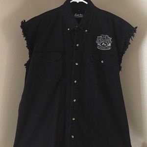 Black Sleeveless 2005 Sturgis Shirt