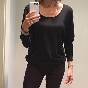 Feel the Piece black long sleeve shirt, one size