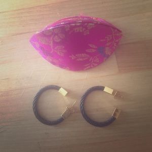 Black and Gold never worn earrings