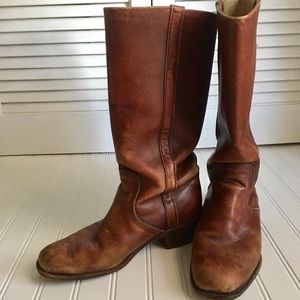 Vintage Frye tall boots.