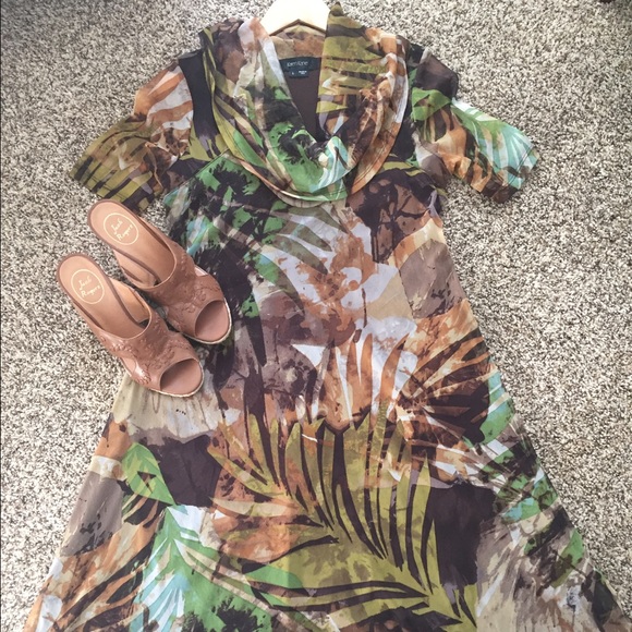 Karen Kane mesh dress.