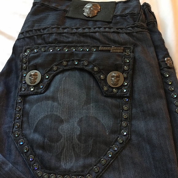 Laguna Beach Jean Co. Dark Wash Bling Jeans