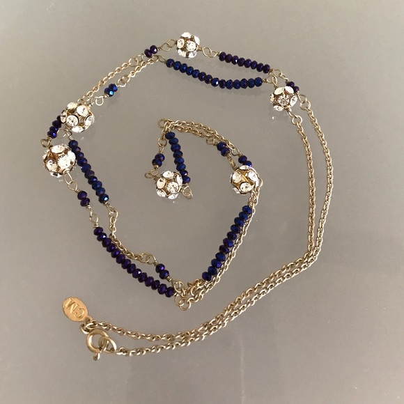 Club Monaco Beads and Crystal Necklace - Picture 1 of 3
