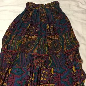 High low maxi skirt