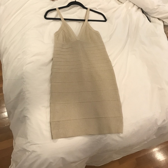 BEBE Gold Cocktail dress