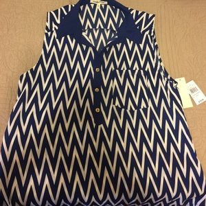 NWT Blue Chevron Tank