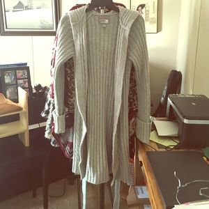 Grey wool sweater