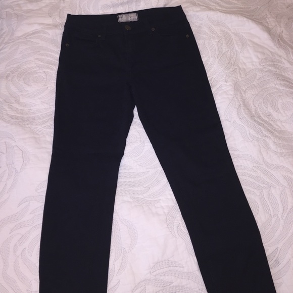 Free People black stretch jean