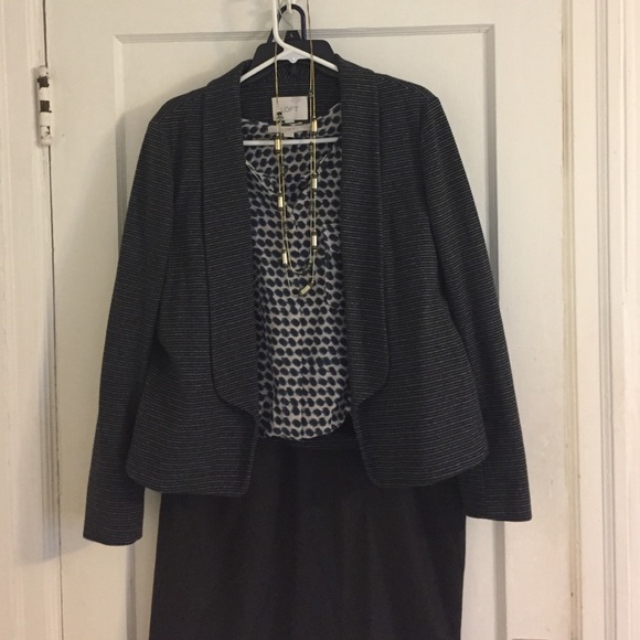 Blue print LOFT top.