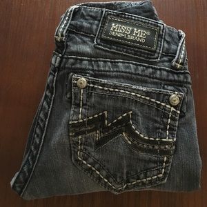 Miss Me Straight Leg Jeans Size 25