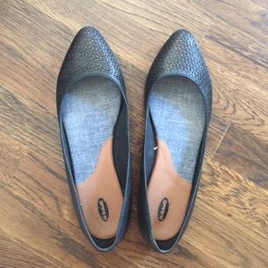 Dr. scholls flats. Black. Size 10