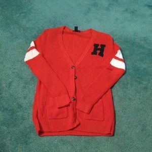 Vintage letterman sweater.