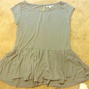 American eagle soft peplum shirt